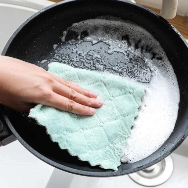 Set khăn lau tay nhà bếp cotton siêu mềm mịn, treo tường đa năng - Giá chỉ 10.000đ 7