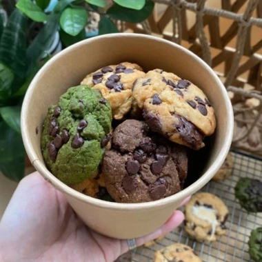 Set làm bánh Chocochip Cookie Mix 3 vị 60 chiếc - Socola Chip EcoFood chỉ 47.5k