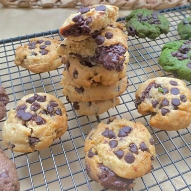 Set làm bánh Chocochip Cookie Mix 3 vị 60 chiếc - Socola Chip EcoFood chỉ 47.5k 8 Set làm bánh Chocochip Cookie Mix 3 vị 60 chiếc - Socola Chip EcoFood chỉ 47.5k 8