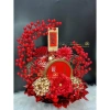 Set làm tháp 2 cành đào đông đỏ vàng cao cấp Trưng bày ban lễ, ban thần tài – Giá 60.000 VND 4