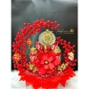 Set làm tháp 2 cành đào đông đỏ vàng cao cấp Trưng bày ban lễ, ban thần tài – Giá 60.000 VND 9
