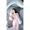 Sét Lụa Latin Hàng Thiết Kế Tay Dài Chấm Bi Cổ Tròn Đính Gấu - Hình Chụp Thật, Trải Sàn Chuẩn QCCC, Giá 92.400 VND 2