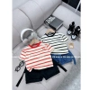 Set M29 áo cotton sọc bé trai, phối quần jean xịn xò, phù hợp 10‑30kg - 154.000₫