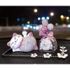 Set mèo tài lộc đính đá bình bóng - Trang trí xe hơi phong thủy, giá 98.400₫ 2