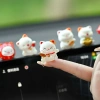 Set Mèo Thần Tài Maneki Neko Đội Mũ Cá Dễ Thương - DIY Trang Trí, Thu Hút Tài Lộc, Giá 49.999 đồng
