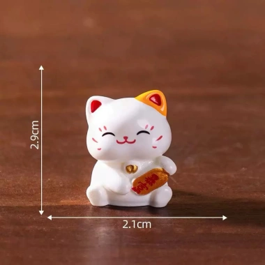 Set Mèo Thần Tài Maneki Neko Đội Mũ Cá Dễ Thương - DIY Trang Trí, Thu Hút Tài Lộc, Giá 49.999 đồng
