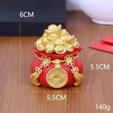 Set mèo Thần Tài mini - Trang trí bàn làm việc, taplo ô tô cute, giá 60.000₫ 3