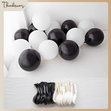 Set mix 20 bóng bay pastel nhẹ nhàng - sinh nhật, tiệc tùng, đám cưới phong cách Hàn Quốc THODECOR 18