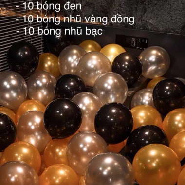 Set mix 30 bóng bay trang trí sinh nhật, đám cưới, tiệc tùng - Giá chỉ 5.500đ 24