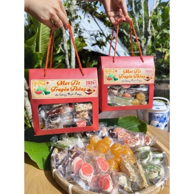 Set mứt Tết Việt miền Tây 1kg - Giá ưu đãi 168.000đ, quà Tết ngon lành 5