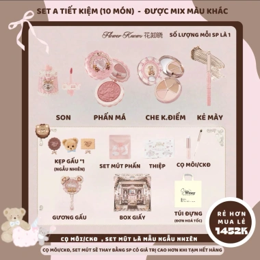 Set mỹ phẩm Sweetie Bear quà tặng 09/2.025 – Giảm 18%, chỉ 1.41tr 7