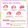 Set Nail Tông Đỏ Rượu Dài Nhọn, Nơ Đen, Đá Oversize – Trang Tiệc Noel, Tết, Giá 55k 7