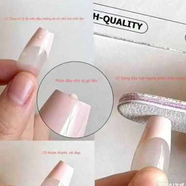 Set Nail Tông Đỏ Rượu Dài Nhọn, Nơ Đen, Đá Oversize – Trang Tiệc Noel, Tết, Giá 55k