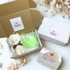 Set nến thơm hoa mẫu đơn + móc khóa gấu - Quà tặng người yêu, giá 79.000đ 7