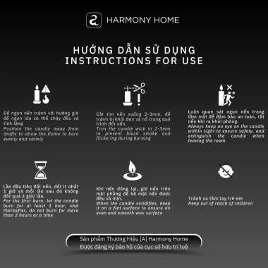 Set Nến Thơm Jasmine Oasis A - Quà Tặng Nữ Harmony Home, Sinh Nhật, Valentine 14/2, 8/3 Giá chỉ 300.000