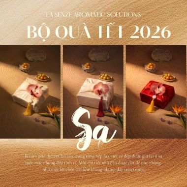 Set Nến Thơm Quà Tặng Tết LA SENZE Silk Blessings - Giảm giá 20% chỉ 285.000₫