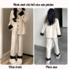 Set ngủ nữ pijama thu đông dài tay cotton mềm mại đen trắng BADAYO TC407 - Thoải mái nhà 5