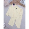 Set ngủ pijama dài tay thu đông Ngọc Ánh chất đũi mềm mịn tiểu thư cao cấp giá 290k 8