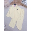 Set ngủ pijama dài tay thu đông Ngọc Ánh chất đũi mềm mịn tiểu thư cao cấp giá 290k 9