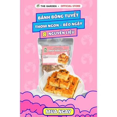 Set Nguyên Liệu Bánh Bông Tuyết THE GARDEN 40 viên – Giá ưu đãi 95.000₫
