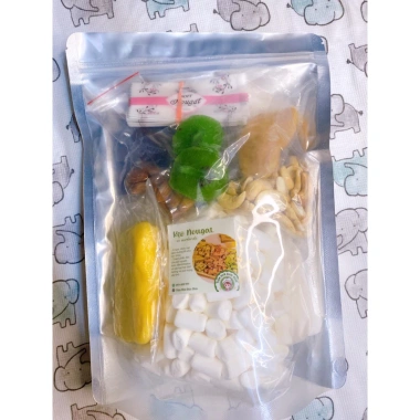 Set nguyên liệu làm kẹo nougat 500g - Kẹo hạnh phúc 50-60 chiếc, có giấy nến, chỉ 115.010 VND 6