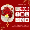 Set Nguyên Liệu Mẹt Tre Trang Trí Tết Keo Nến, Phụ Kiện Treo Cửa, Tường Đón Tết, Mẹt Decor 2.132 Giá 89.000đ 3