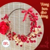 Set Nguyên Liệu Mẹt Tre Trang Trí Tết Keo Nến, Phụ Kiện Treo Cửa, Tường Đón Tết, Mẹt Decor 2.132 Giá 89.000đ 8