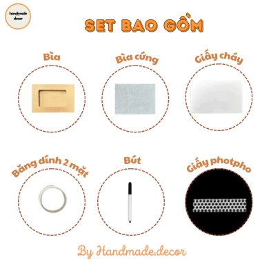 Set Nguyên Liệu Thiệp Đốt Cháy DIY: Quà Tặng Lãng Mạn Cho Người Yêu & Bạn Bè 3 Set Nguyên Liệu Thiệp Đốt Cháy DIY: Quà Tặng Lãng Mạn Cho Người Yêu & Bạn Bè 3