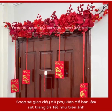 Set Nguyên Liệu Trang Trí Tết 2.026 Lộc Xuân Gõ Cửa - Kèm Keo Nến, Decor Nhà Cửa & Quán Cà Phê, Giá Ưu Đãi 249.000 VND 6