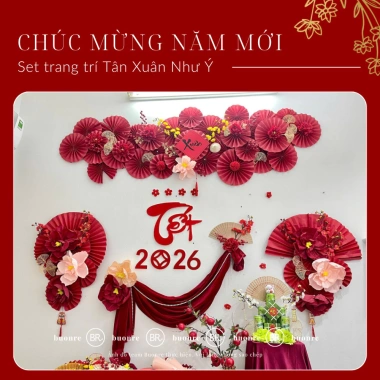 Set Nguyên Liệu Trang Trí Tết Tân Xuân – DIY Quán Cà Phê, Giá 229k ANGIHOME
