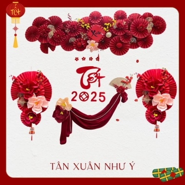 Set Nguyên Liệu Trang Trí Tết Tân Xuân – DIY Quán Cà Phê, Giá 229k ANGIHOME