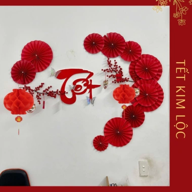 Set Nguyên Liệu Trang Trí Tết Tân Xuân – DIY Quán Cà Phê, Giá 229k ANGIHOME