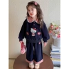 Set nỉ ống xuông áo phối cổ cara họa bé gái - dễ thương, năng động, giảm giá 99.000 VND 5