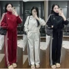 Sét Nỉ Thu Đông Bộ Thể Thao Nữ Phối Viền Hót Hít - Giá 245k Giảm Đến 22%