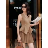 Set Nữ JOVEN Rotter Chân Váy Xếp Ly và Áo Peplum Vạt Nhọn – Giá chỉ 1.035.500₫ 5