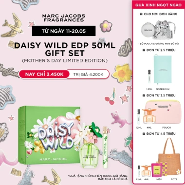 Set Nước hoa Nữ Marc Jacobs Daisy Wild 50ml + 10ml Limited - Giá 3.795.000₫
