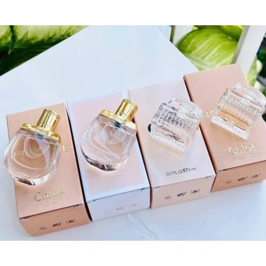 Set nước hoa nữ mini Chlóe 2 chai Nomade 5ml + EDT và EDP 5ml - Giá 1,2 tr, giảm 300k 2