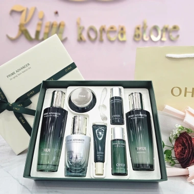 Set OHUI xanh Advancer - Kem dưỡng da, mờ nám tàn nhang, trẻ hóa, giá 2.15 triệu