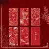 Set Phong Bao Lì Xì Chữ Tết Gấm Hoa Đỏ May Mắn – Bình An, Giá 9.000đ 6