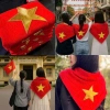 Set phụ kiện cờ đỏ sao vàng - khăn choàng, scrunchie, khăn cờ Việt Nam 2/9 25k 2