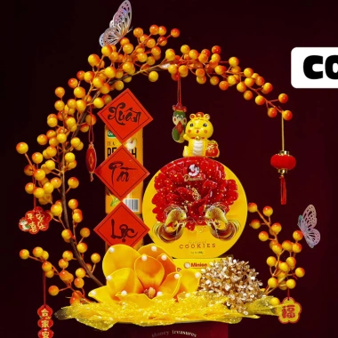 Set phụ kiện đào đông trái tim đỏ - Trang trí Tết đẹp, giá ưu đãi 74.750 VND 4