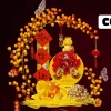 Set phụ kiện đào đông trái tim đỏ - Trang trí Tết đẹp, giá ưu đãi 74.750 VND 6