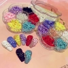 Set phụ kiện hoa sứ hoa nhí mix size HANGKIU – Giá ưu đãi 85.000, chất liệu cao cấp, đa dạng kích thước 5