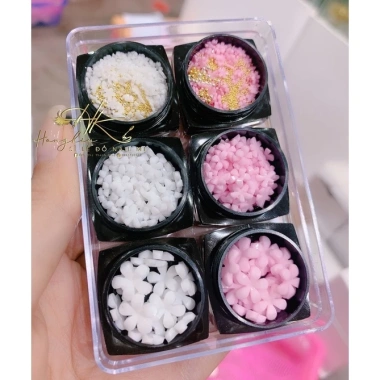 Set phụ kiện hoa sứ hoa nhí mix size HANGKIU – Giá ưu đãi 85.000, chất liệu cao cấp, đa dạng kích thước