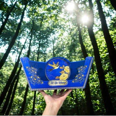Set Phụ Kiện Khay Thuyền & Màng Co Giỏ SAM - Giỏ Quà Tết Cao Cấp, Giá 17.999 VND