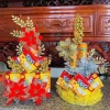 Set phụ kiện làm cháp, oản, tháp bánh, tháp bia - Combo trang trí tháp nước bánh Tết VIP giá 17.500đ 2