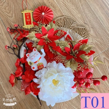Set phụ kiện làm cháp, oản, tháp bánh, tháp bia - Combo trang trí tháp nước bánh Tết VIP giá 17.500đ 10 Set phụ kiện làm cháp, oản, tháp bánh, tháp bia - Combo trang trí tháp nước bánh Tết VIP giá 17.500đ 10