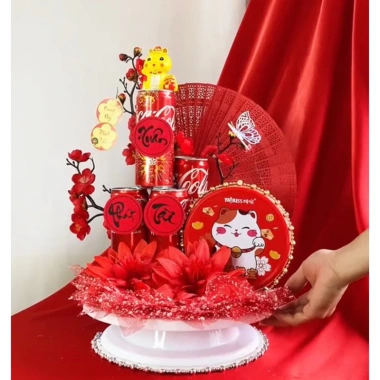 Sét phụ kiện trang trí bánh kẹo và deco Tết, kèm keo nến, giá chỉ 63.000đ 2