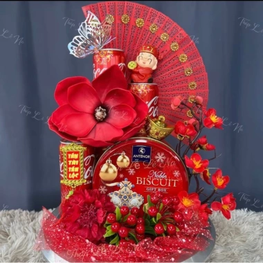 Sét phụ kiện trang trí bánh kẹo và deco Tết, kèm keo nến, giá chỉ 63.000đ 3
