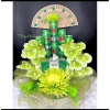 Set phụ kiện Trang trí Lan Hồ Điệp – Keo nến + Đế, dùng cho tháp bánh, bia, nước ngọt, lễ Tết – Giá chỉ 18.000đ 3
